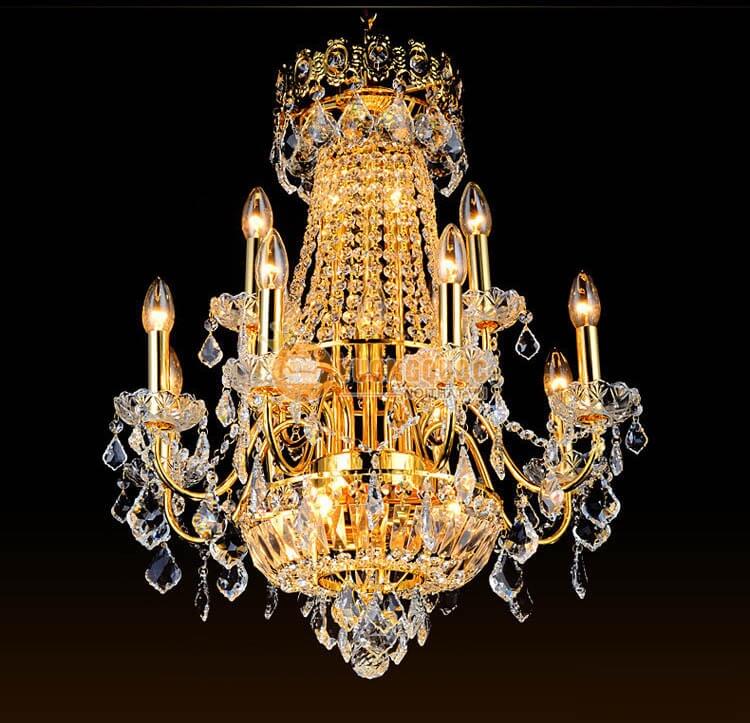 Đèn chùm pha lê phong cách châu âu CM187-14